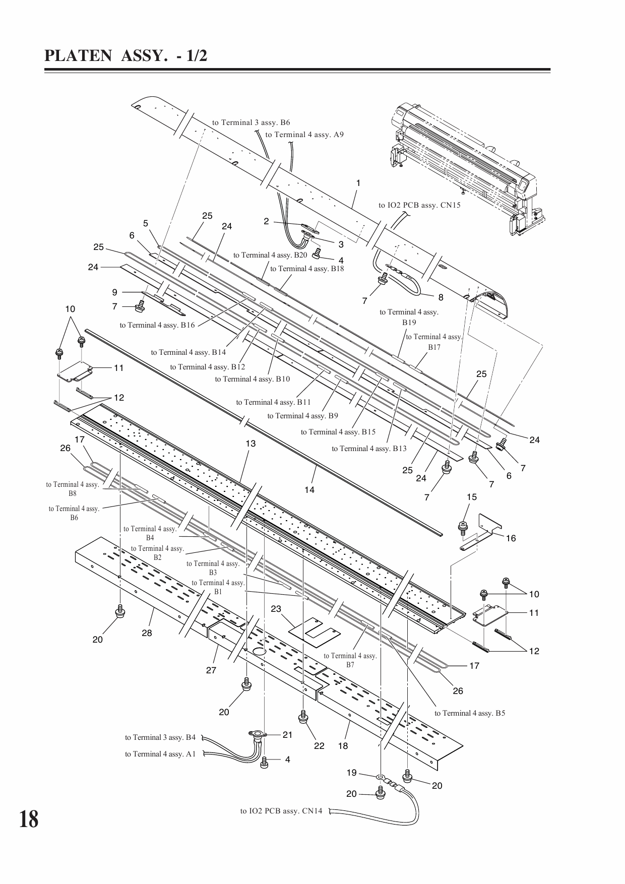 MIMAKI JV3 250SP MECHANICAL DRAWING Parts Manual-5